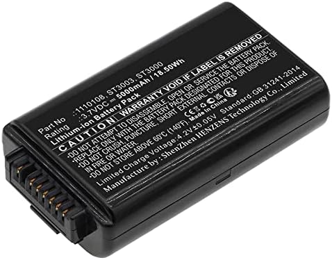 Synergy Digital Barcode Scanner סוללה, התואמת לסורק ברקוד PSION ST3000, קיבולת גבוהה במיוחד, החלפה לסוללת PSUN HXT15-Li