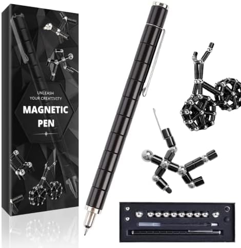 ארכווינצ 'י לקשקש עט מגנטי עט מגנט עט רב תכליתי לעיוותים מגנט כתיבה עט חידוש מתנות לגברים גאדג' ט עבור נשים