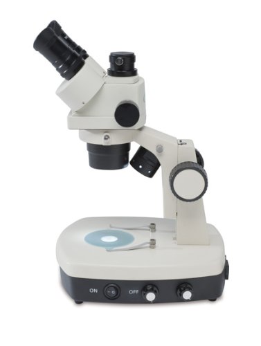 מיקרוסקופ זום סטריאו ואנגארד 1132 זל עם ראש טרינוקולרי, עינית פי 10, מטרה 0.75 איקס - 3.4 איקס, מקור אור לד, 110 וולט