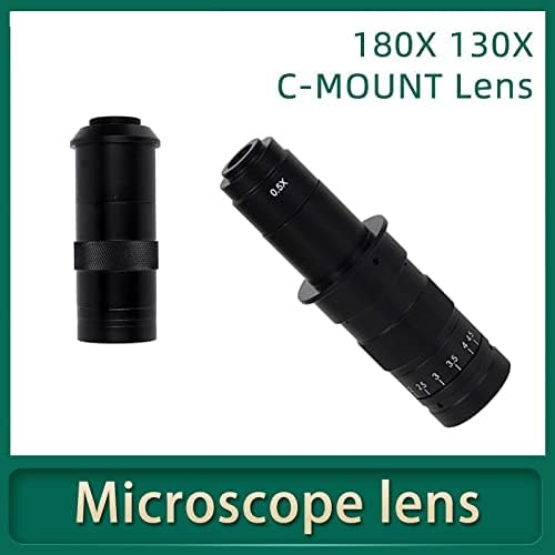מעבדה מיקרוסקופ ציוד 180 פי 130 תעשיית וידאו מיקרוסקופ מצלמה אובייקטיבי עדשת מיקרוסקופ אבזרים