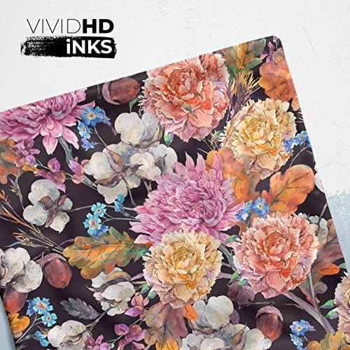 עיצוב קיץ של IIROV כרית זריקה דקורטיבית עם דיו - צבעי מים פרחים V1 בצבעי קיץ