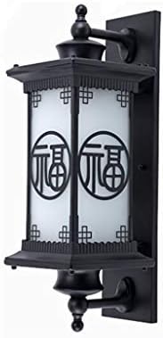 Ylyajy חיצוני קיר חיצוני עמיד למים בסגנון אירופאי רטרו מרפסת מנורה מדרגות אמריקאיות