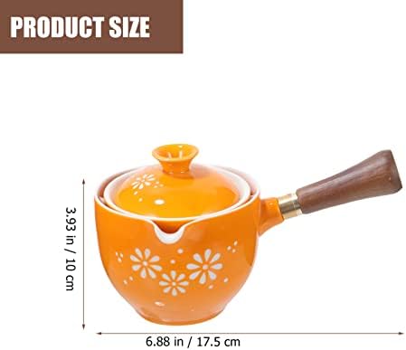 CABILOCK CERAMIC KUNGFU TEAPOT 360 סיבוב תה קומקום יצרנית תה סינית עם פילטר תה רופף קומקום תה תה תה לתפוז תה פרחים