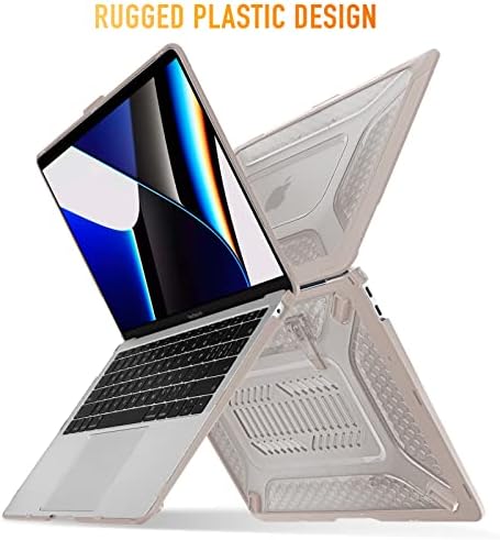 מאי חן חובה כבד עבור MacBook Pro 13 אינץ '2022 2021 2020 M2 M1 CLIP A2338 A2289 A2251 עם מוט מגע, עמדת קיפול