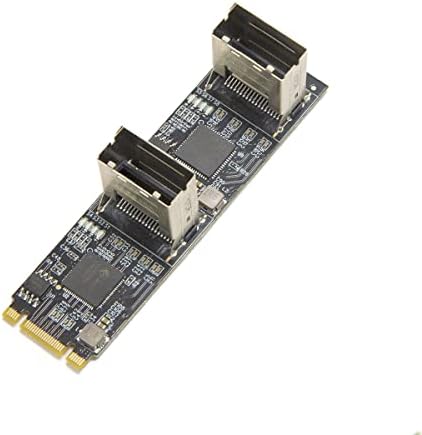 8 יציאה ללא פשיטה SATA III 6GBP/S עד M.2 B+M מתאם מפתח PCI-E 3.0 x2 פס עם