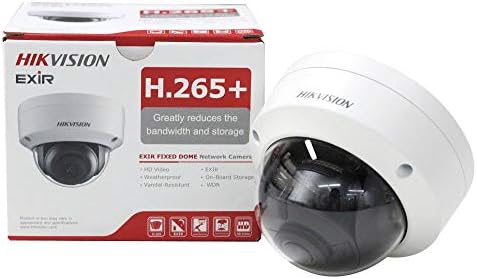 HikVision 8MP DS-2CD2185FWD-I 2.8 ממ IR מצלמת רשת כיפה קבועה POE IP67 H.265+ גרסה אנגלית מצלמת IP מצלמה