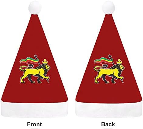 ראסטאפרי האריה של יהודה חג המולד כובע רך בפלאש סנטה כובע מצחיק כפה עבור חג המולד לשנה חדשה חגיגי מפלגה