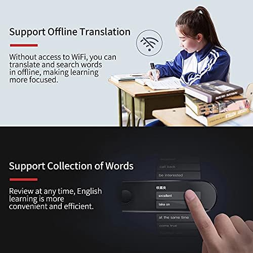 נייד מילון עט טקסט סריקה קריאת תרגום עט בשפה מתורגמן מכשיר עם מסך מגע תמיכה