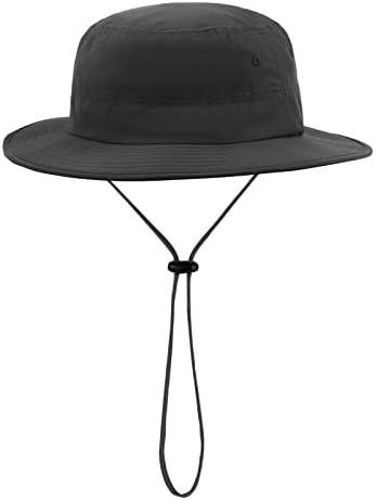 כובע שמש רחב שוליים כובע שמש לגברים נשים, כובע דלי גברים עם הגנה על UV לטיולים לטיולים קמפינג ספארי חוף גן