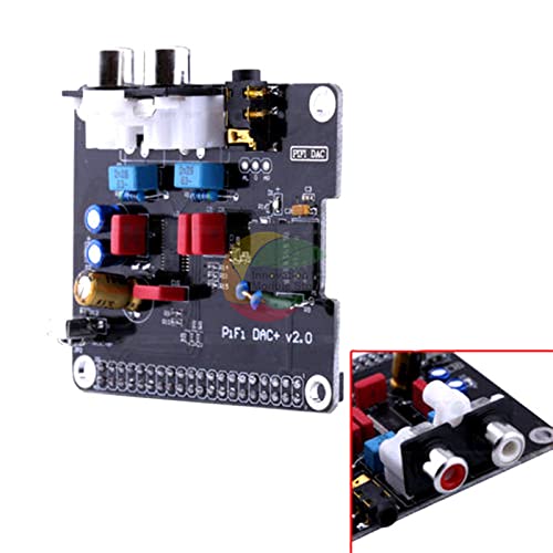 מודול כרטיס קול Hifi DAC Audio PCM5122 I2S ממשק 384kHz מחוון LED למחוון PI/2/3/B+ Arduino Module