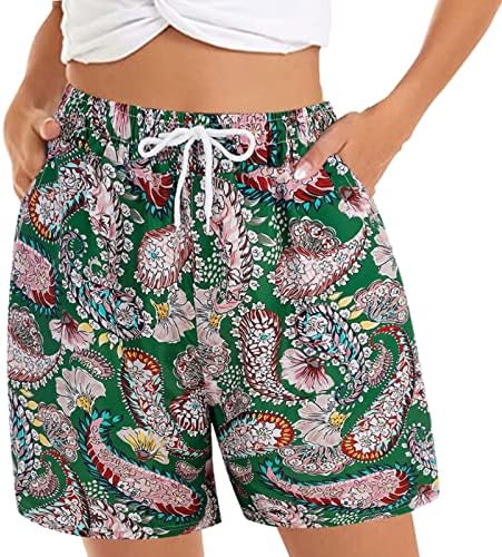 מכנסיים קצרים לנשים בקיץ מזדמן נוח טרקלין טהור מכנסי חוף קצרים