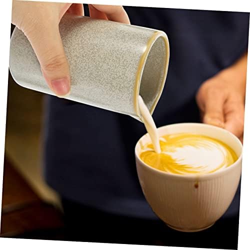 כד חלב Mobestech כוס חלב כוס כוסות קפה קרמיקה קרמיקה שתיית מים מכונה מכונת קפה מכונת קפה סיר קפה חרסינה קרם קרם קרם קנקן