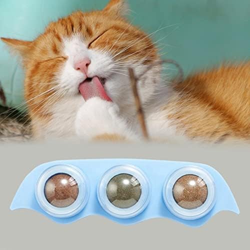 SM Sunnimix Catnip Ball צעצועים כדורי אכיל כדורים חתולים חתולים חתולים חתולים צעצועים חתול חתלתול לחתלתול חלונות עם שולחן