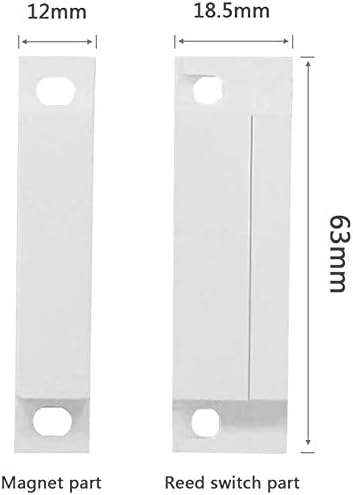 5.10 סטים חבילה של משטח רכוב מעורר מגנטי מגעים דלת חלון ריד מתג חיישן