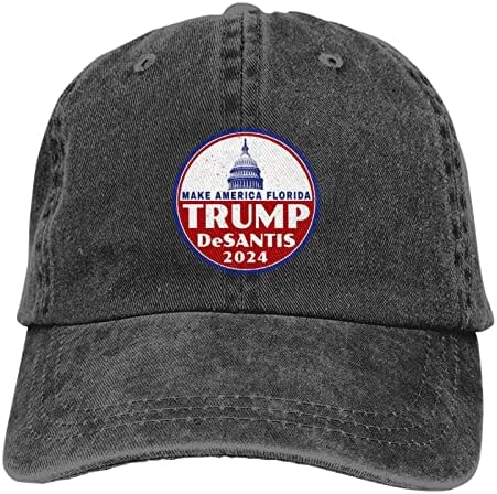 Nuttag Trump Desantis 2024 כובע בייסבול כובע מתכוונן כובע סנאפבק מתכוונן.