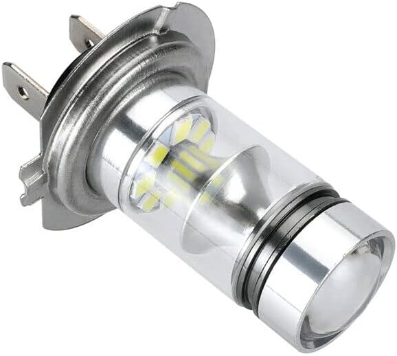 TeaFirst 2x H7 פנס LED ערכת נורה נמוכה גבוהה 6000K לבן 200W 320000LM אור ערפל