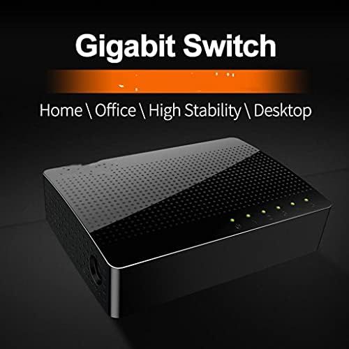 Uoeidosb 8-Port Desktop מתג Gigabit/מתג רשת Ethernet מהיר רכזת רכזת/חילופי דופלקס מלאים או חצי