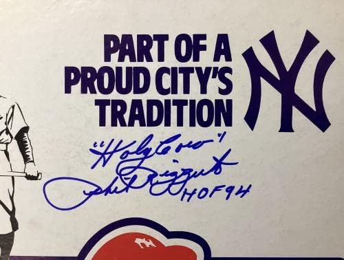 Phil Rizzuto חתום תמונה 11x14 Stand Up Store תצוגת ינקי חתימה HOF JSA - תמונות MLB עם חתימה