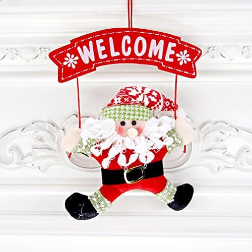 צעצוע חג המולד תליית קישוטי סנטה קלאוס דמויות דלת חלון קיר קישוט סימנים