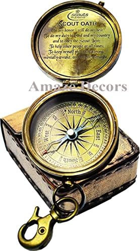 AMA Decors Compass Andique Prass Compass