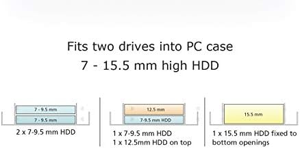 ממיר תושבת הרכבה בגודל 03 / 3.5 אינץ 'עד 2.5 אינץ' / כונן דיסק קשיח פנימי ותושבת כונן מצב מוצק