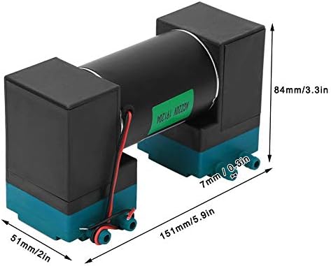 משאבת ואקום מיקרו 24 וואט משאבת יניקה בלחץ קטן זרימה גדולה רעש נמוך -90~350 קפא 10~20 ליטר לדקה משאבת אוויר