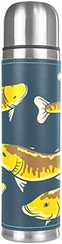 בקבוק ואקום נירוסטה, דגי מוסקי מוזהבים חמודים מודפסים