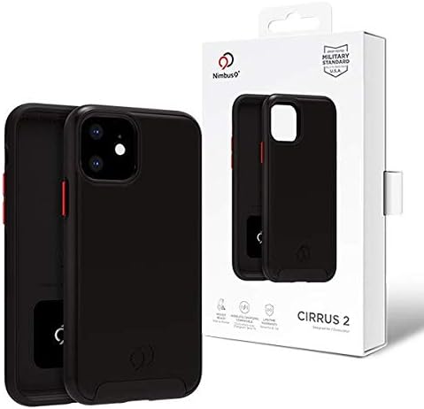 NIMBUS9 iPhone 11 כיסוי מפרט צבאי עם הגנת ירידה - Cirrus 2 Case Black