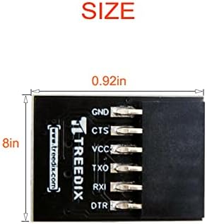 Treedix USB לממיר TTL CH340 מודול 3.3V/5.5V כלי פיתוח ממיר סדרתי עם מתאם מיקרו USB עבור Arduino