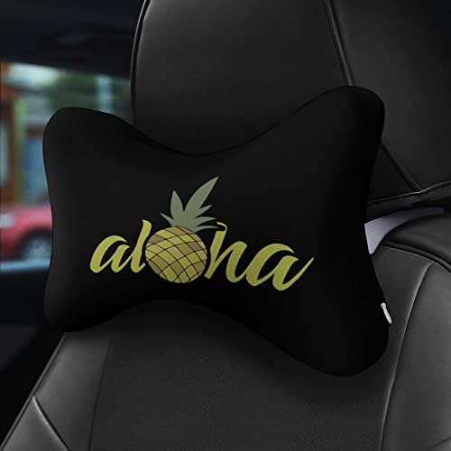 אננס Aloha 2 יחידים כריות צוואר רכב נושם כרית ראש-מחזור רכב נשימה כרית מושב מכונית נוחה מתאימה לכל הרכבים