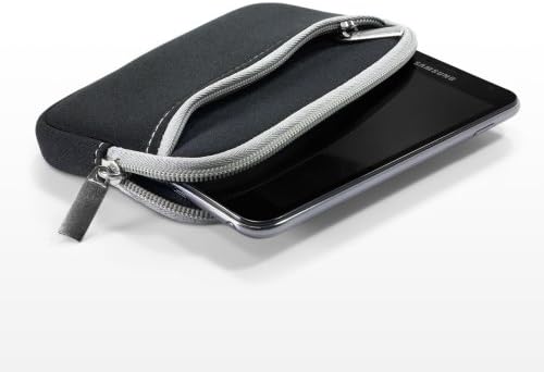 מארז גלי קופסא עבור BlackBerry Keyone - חליפת חליפה עם כיס, כיס ניאופרן רך שרוול שרוול כיס רוכסן לכיס מקש אוכמניות - שחור