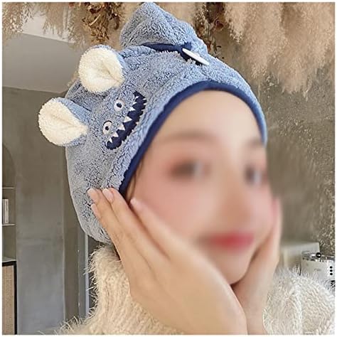 Lysldh מיקרופייבר מכסה מקלחת כובעי אמבטיה של נשים כובע שיער יבש יבש ייבוש מהיר ליידי רך ראש טורבן