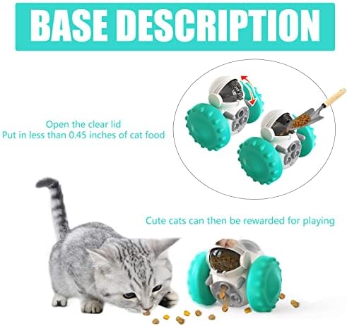 צעצועי חתול של LFZHAN לשעמום ומעוררים לחתולים מקורה מתנה צעצוע של פאזל איטי של אוכל איטי לחתולים ולכלבים קטנים לחתולים