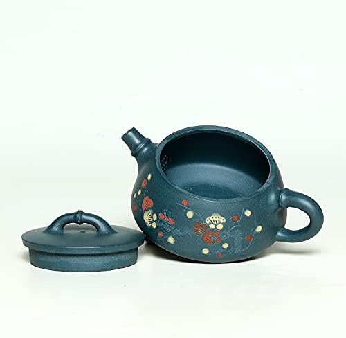 סילין זישה קומקום 6.8 גרם, סיר תה מקורי של חימר ייקסינג עם 60 חורים פילטר, קונג פו סיני אינפוז'ר מבשלת תה יצרנית תה - Zhupiao,
