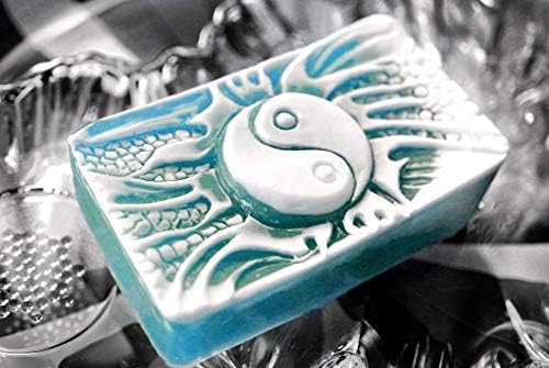 פסל יין יאנג סיליקון סבון סבון טיח שעווה שרף חימר