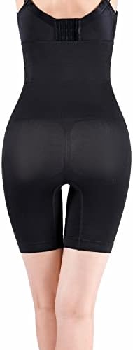 IIUS מכנסיים קצרים מותניים גבוהים לנשים לבקרת בטן מכנסיים קצרים מעצבי גוף הרמת התחת בתוספת גודל נמתח תחתונים
