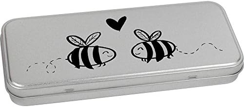 Azeeda 220 ממ 'Love Bees' מתכת פח/תיבת אחסון