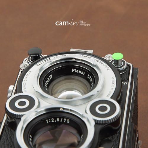 CAM-IN CAM9073 כפתור תריס רך, כפתור שחרור, דק אולטרה, משטח קמור), ירוק
