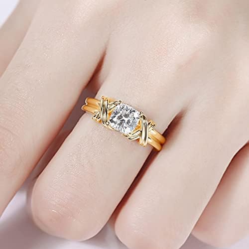 2023 חדש אירוסין עגול לחתוך זירקונים נשים חתונה טבעות תכשיטי טבעות לאישה מלא יהלומי גבירותיי טבעת מתכוונן חתול טבעת
