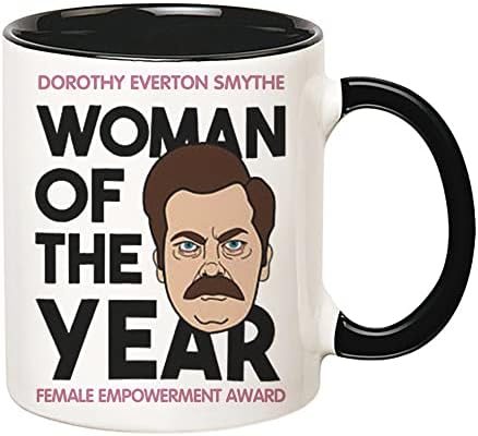 FONHARK - רון סוונסון מצחיק אשת השנה ספל, דורותי אברטון סמית 'פרס העצמה נשית, 11 עוז ספל קפה/כוס חידוש