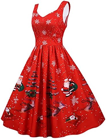 שמלות חג מולד לנשים משנות החמישים וינטג