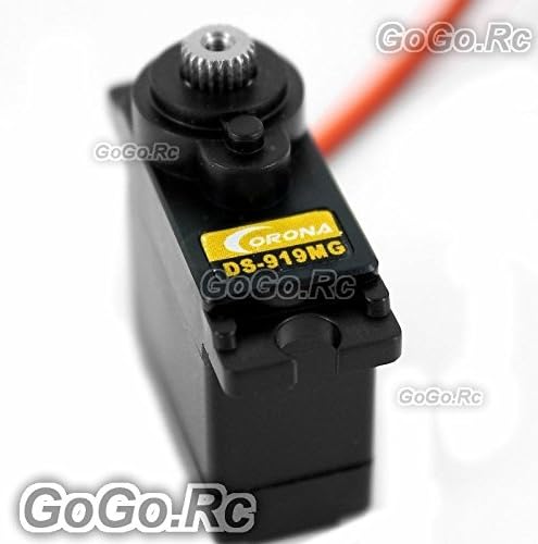 Gogorc 1 PCS קורונה ציוד מתכת סרוו דיגיטלי למסוק T-REX TREX 250 450 DS-919MG