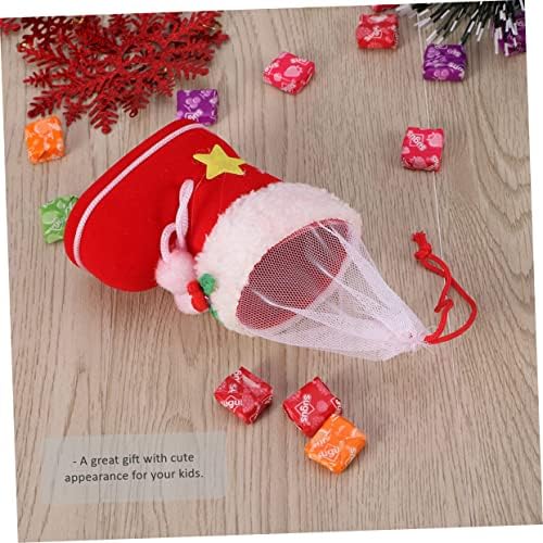 נוליטוי 4 מחשבים לחג המולד מתנה לילדים מגפי ממתקים גרבי גרב קישוטי ילדות מתנות לילדים מתנות לחג המולד ציוד לחג המולד