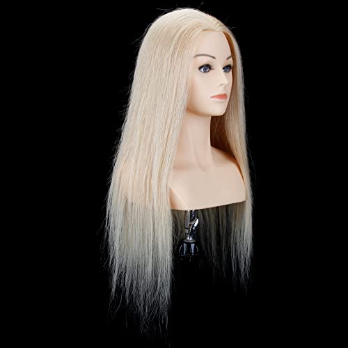 ג ' יאיי נשי בובת ראש עם שיער עם כתפיים 24-26 אינץ שיער טבעי גמד אימון בובת ראש קולעת סטיילינג לקוסמטיקה מספרה