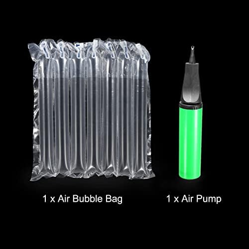 Meccanixity Air Bubble Bubble Rolling Glap את גליל אריזה 164ft x 7.87 אינץ 'עם משאבת אוויר