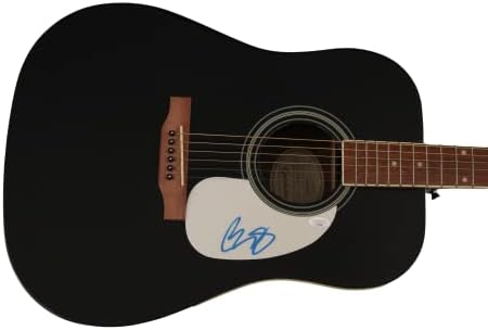 בראד פייזלי חתם על חתימה בגודל מלא גיבסון אפיפון גיטרה אקוסטית ג 'יימס ספנס אימות ג' יי. אס. איי. קואה - כוכב מוזיקת קאנטרי