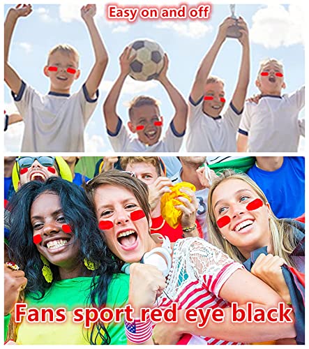 גו הו איפור ליצן אדום קרם-מקל מעורבב-עיניים אדומות שחור פנים גוף צבע מקצועי איפור, בטוח פנים האף & שפתיים