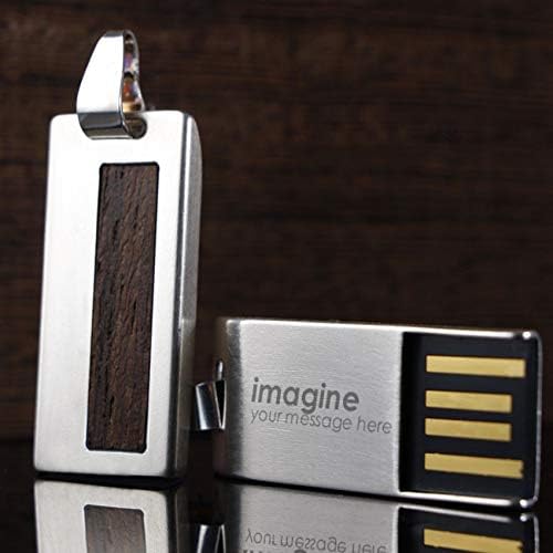 מתנות ליום הולדת לחבר, USB מעץ בהתאמה אישית, מתנה לגברים, מתנה בשבילו, 925 מזיכרון פלאש מכסף פלאש מכביד כונן דיסק 16 ג'יגה,
