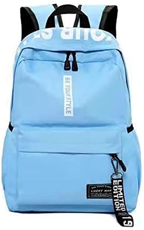 כיסא קוריאני קוריאני תרמיל קז'ן תיק נייד תיק נייד שקית שקית שקית ספר תיק בית ספר לנשים בנות, כחול