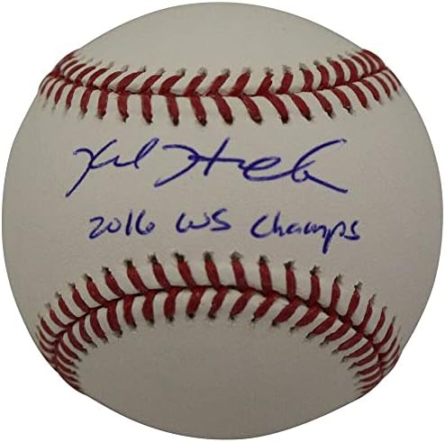 קייל הנדריקס חתם על בייסבול בייסבול שיקגו קאבס WS Champs Fan 36110 - כדורי בייסבול עם חתימה